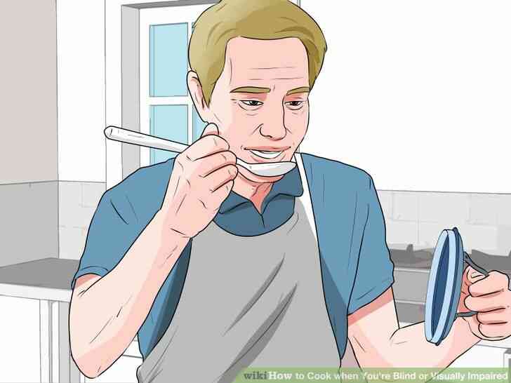 Image intitulé Cuisiner quand Vous êtes Aveugle ou malvoyant l